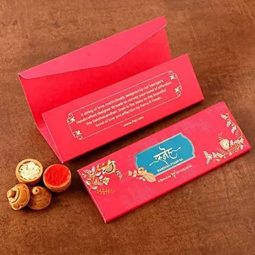 Luxury American Diamond Premium Rakhi online