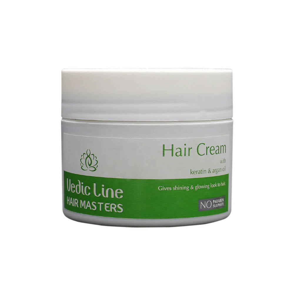 Vedic Line Hair Masters Hair Cream with Keratin & Argan Oil - Distacart