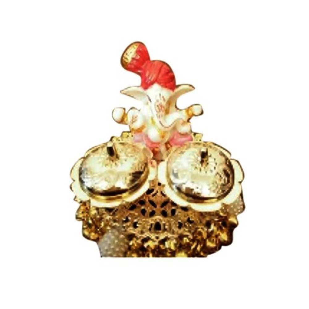 Kundan HandiKrafts Ganapathi Haldi Kumkum Boxes - Distacart