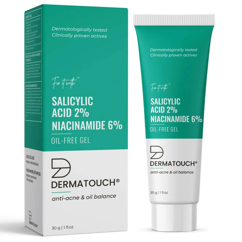 Dermatouch Salicylic Acid 2% & Niacinamide 6% Oil-Free Gel - Distacart