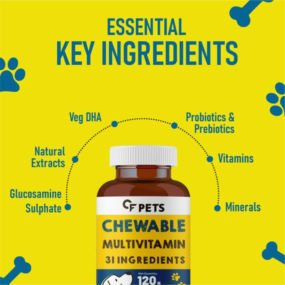 Carbamide Forte Pets Chewable Multivitamin Tablets - Distacart