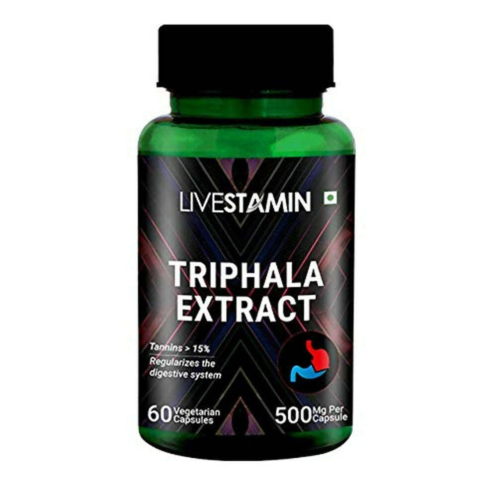 Livestamin Triphala Extract Capsules - Distacart