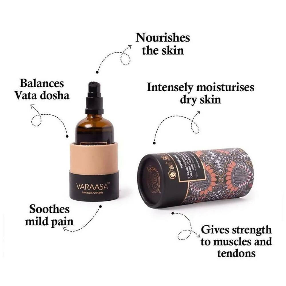 Varaasa Mashaya Strengthening All-Over Body Oil - Distacart