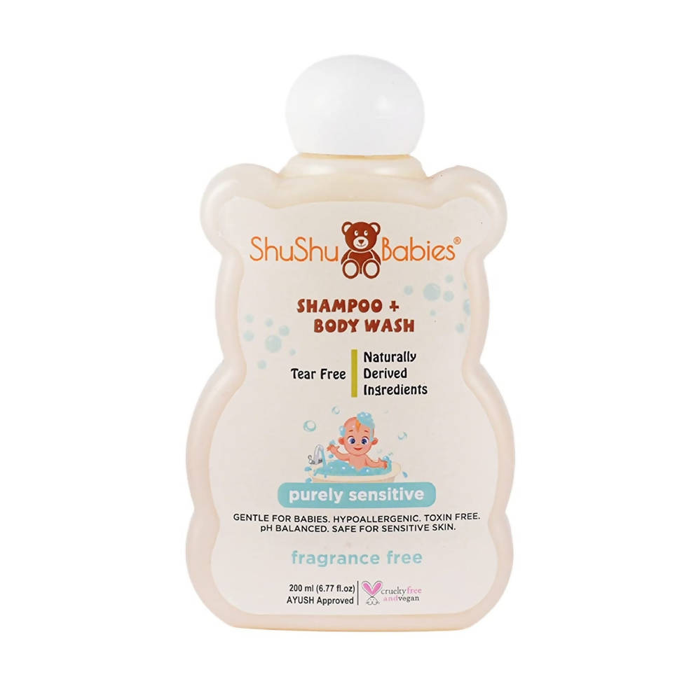 ShuShu Babies Shampoo + Body Wash Fragrance Free - Distacart