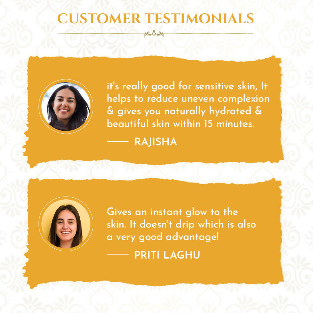 Khadi Essentials Ubtan Serum Sheet Mask - Distacart