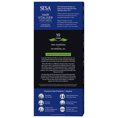 Sesa Ayurvedic Hair Vitaliser for Men - Distacart