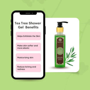Organicos Tea Tree Shower Gel - Distacart