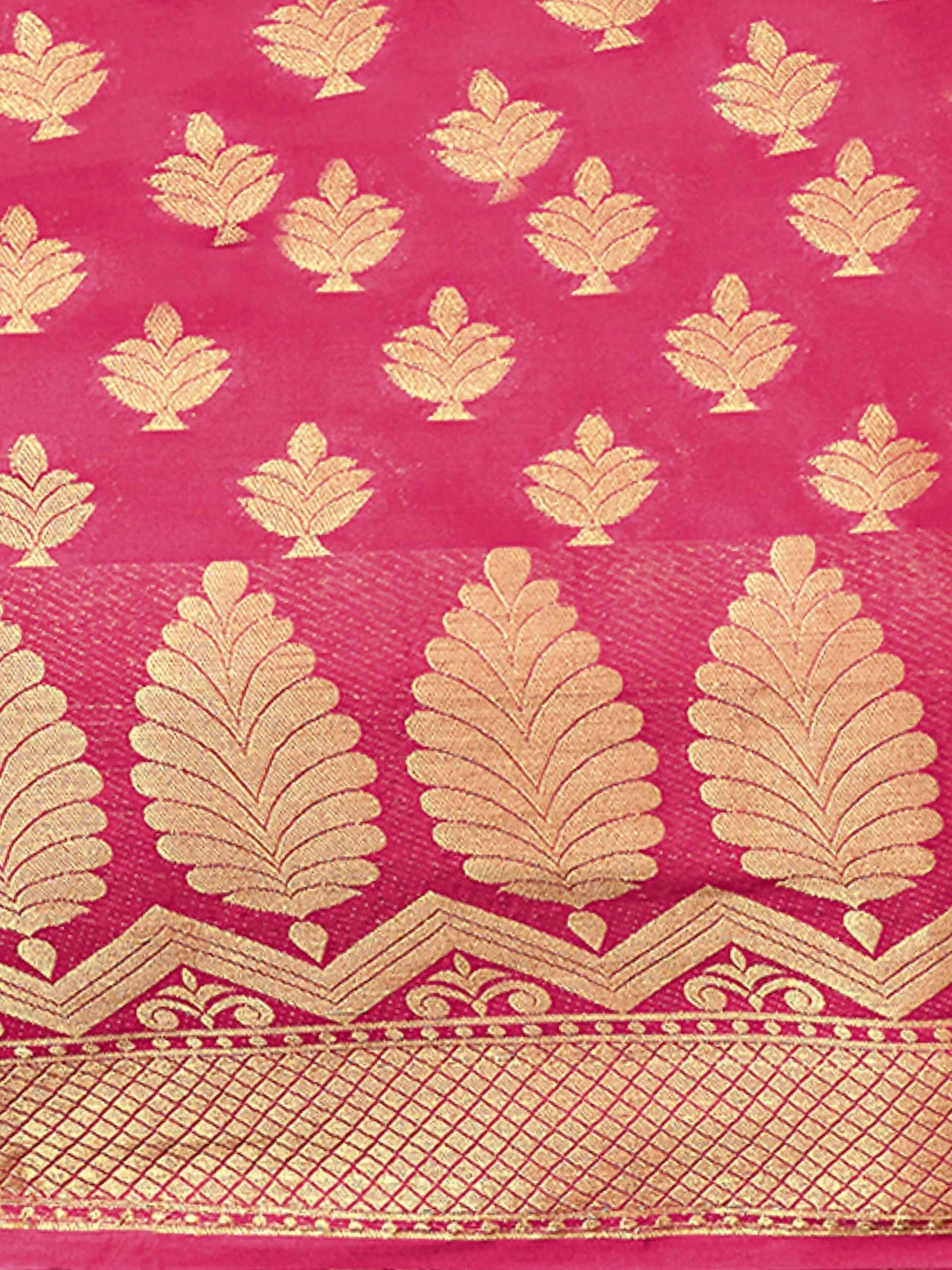 Mimosa Women's Mysore Silk Pink Saree - Distacart