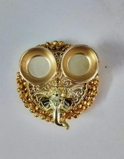 Ganesh Haldi Kumkum Holder - 1 Piece - Distacart