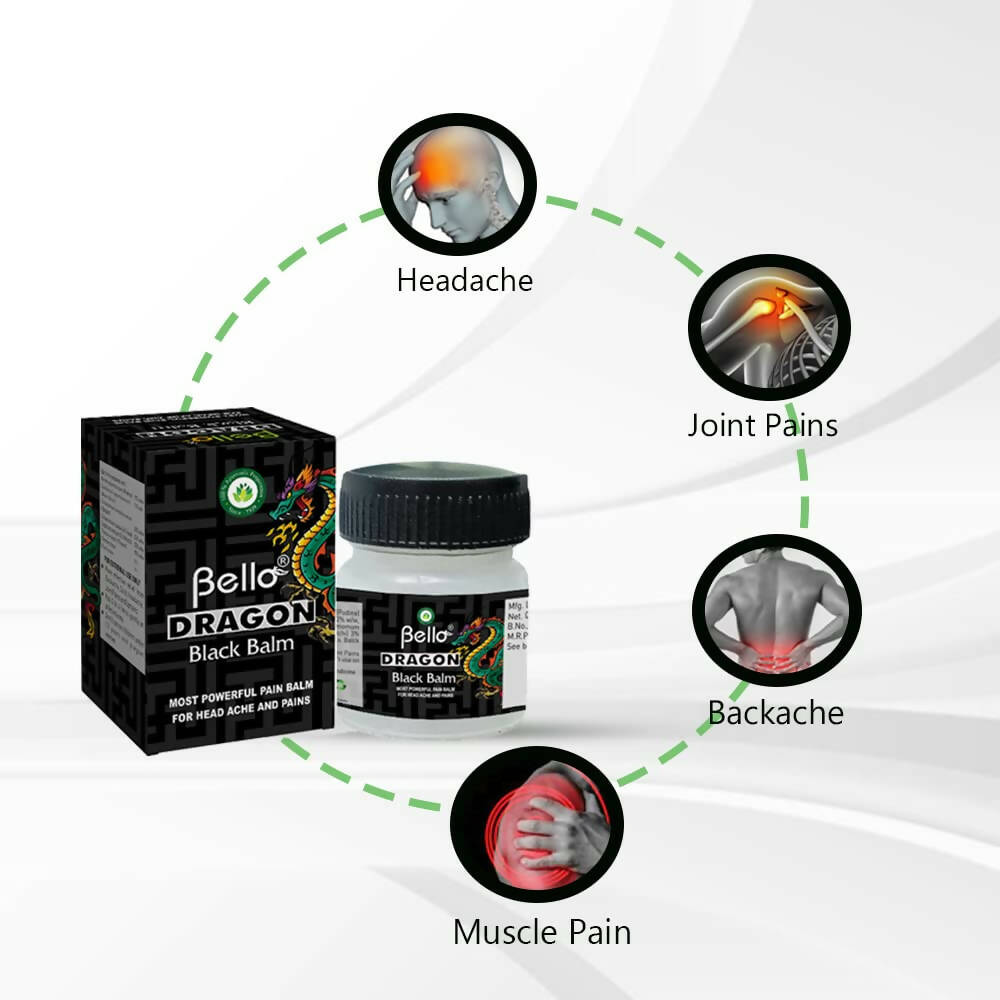 Bello Herbals Dragon Black Balm - Distacart
