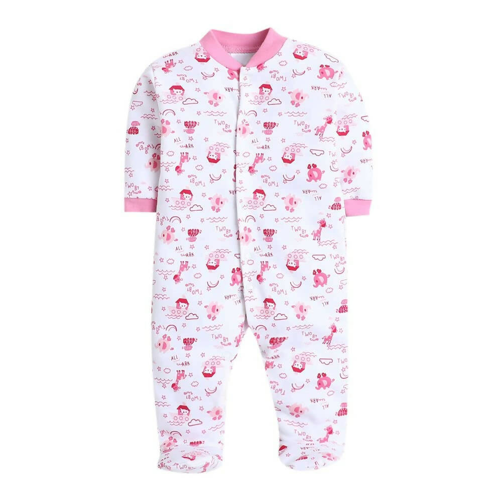 Daddy - G Rompers/Sleepsuits/Jumpsuit /Night Suits for New Born Babies - Pink - Distacart