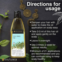 Thumbnail for Soulflower Pure & Natural Tea Tree Oil Scalp & Dandruff Care usage