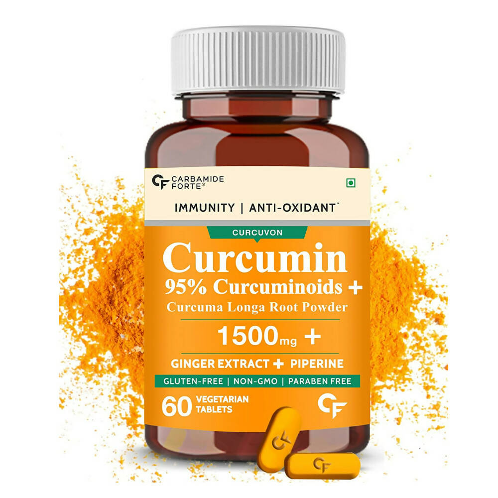 Carbamide Forte Curcumin with Ginger Extract, Piperine Tablets - Distacart