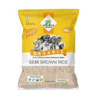 Thumbnail for 24 Mantra Organic Sonamasuri Semi Brown Hand Pounded Rice - Distacart