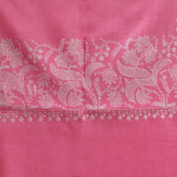 Thumbnail for Nizalia Handmade Paper Mache Soozni Work Pink Pashmina