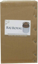 Thumbnail for Raj Royal Cream Pottery Hand Painted Ceramic Cornichon Storage Jar for Pickle