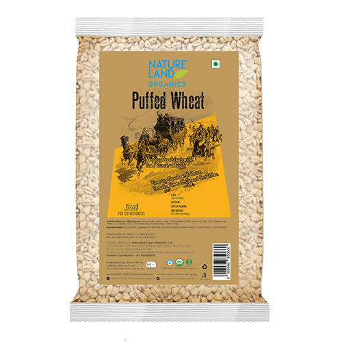 Nature Land Organics Puffed Wheat - Distacart