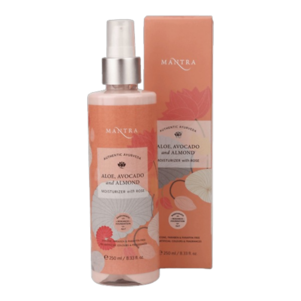Mantra Herbal Aloe, Avocado And Almond Moisturiser With Rose - Distacart