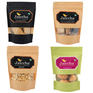 Ghasitaram Sankranti /Lohri Sweets Til Gachak, Lohri Khajoor, Gud Rewadi And Assorted Chikki Pouches Combo - Distacart