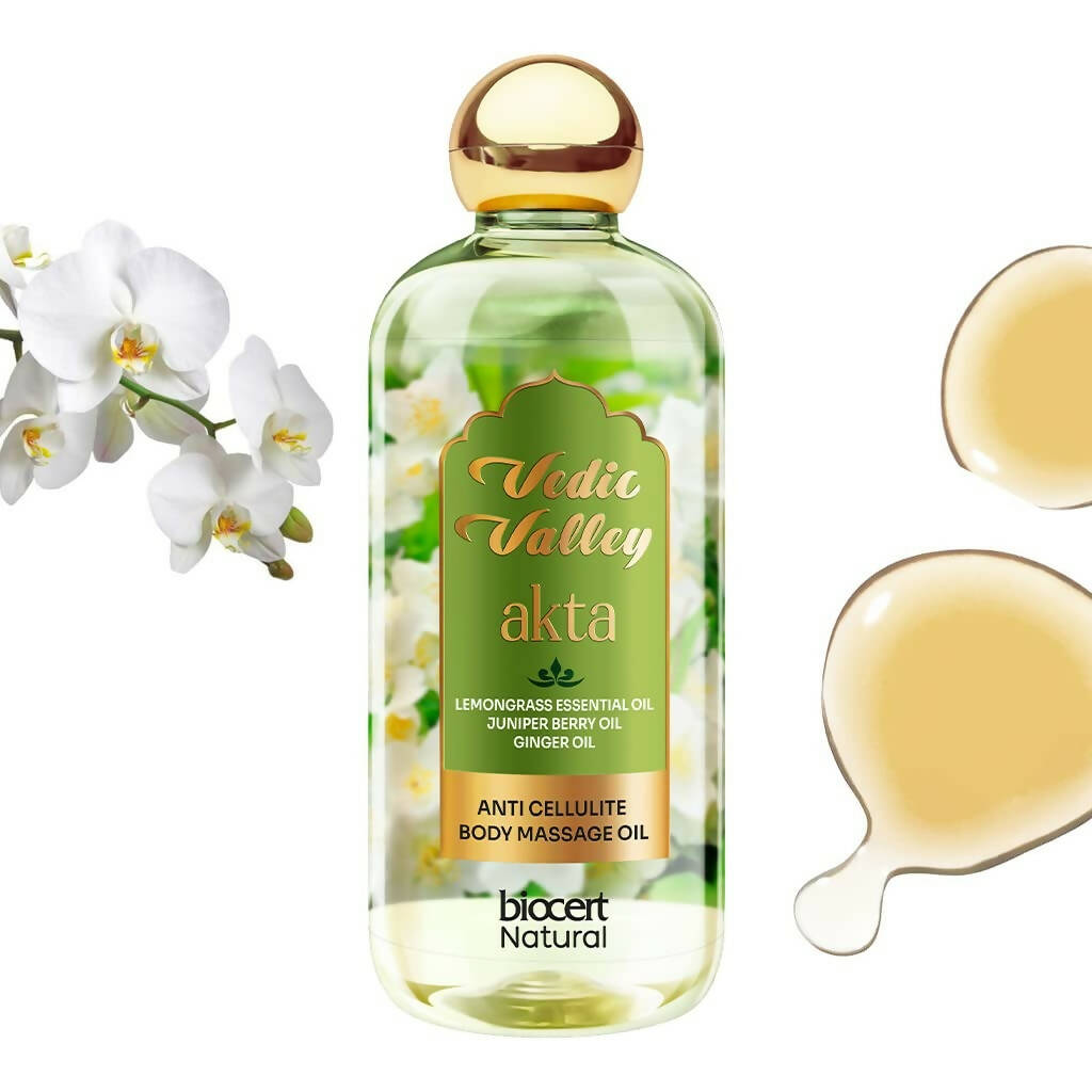 Vedic Valley Stress Relieving Lemongrass Body Massage Oil - Distacart