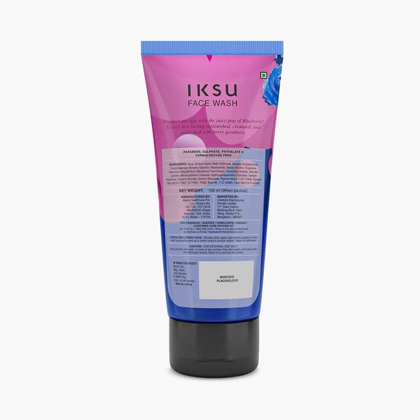 IKSU Blueberry Face Wash - Distacart