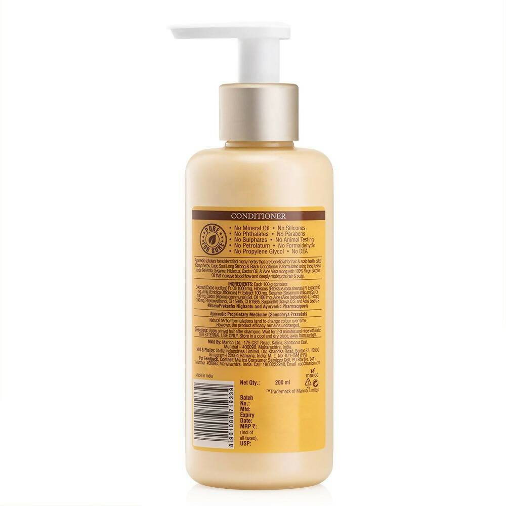 Coco Soul Long, Strong & Black Conditioner - Distacart