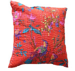Thumbnail for The Decor Nook Orange Base With Birds Print Cushion Cover - Distacart