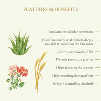 Thumbnail for Just Herbs Silky Strength Aloevera-Wheatgerm Moisturising Shampoo - Distacart