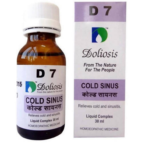 Doliosis Homeopathy D7 Cold Sinus Drops