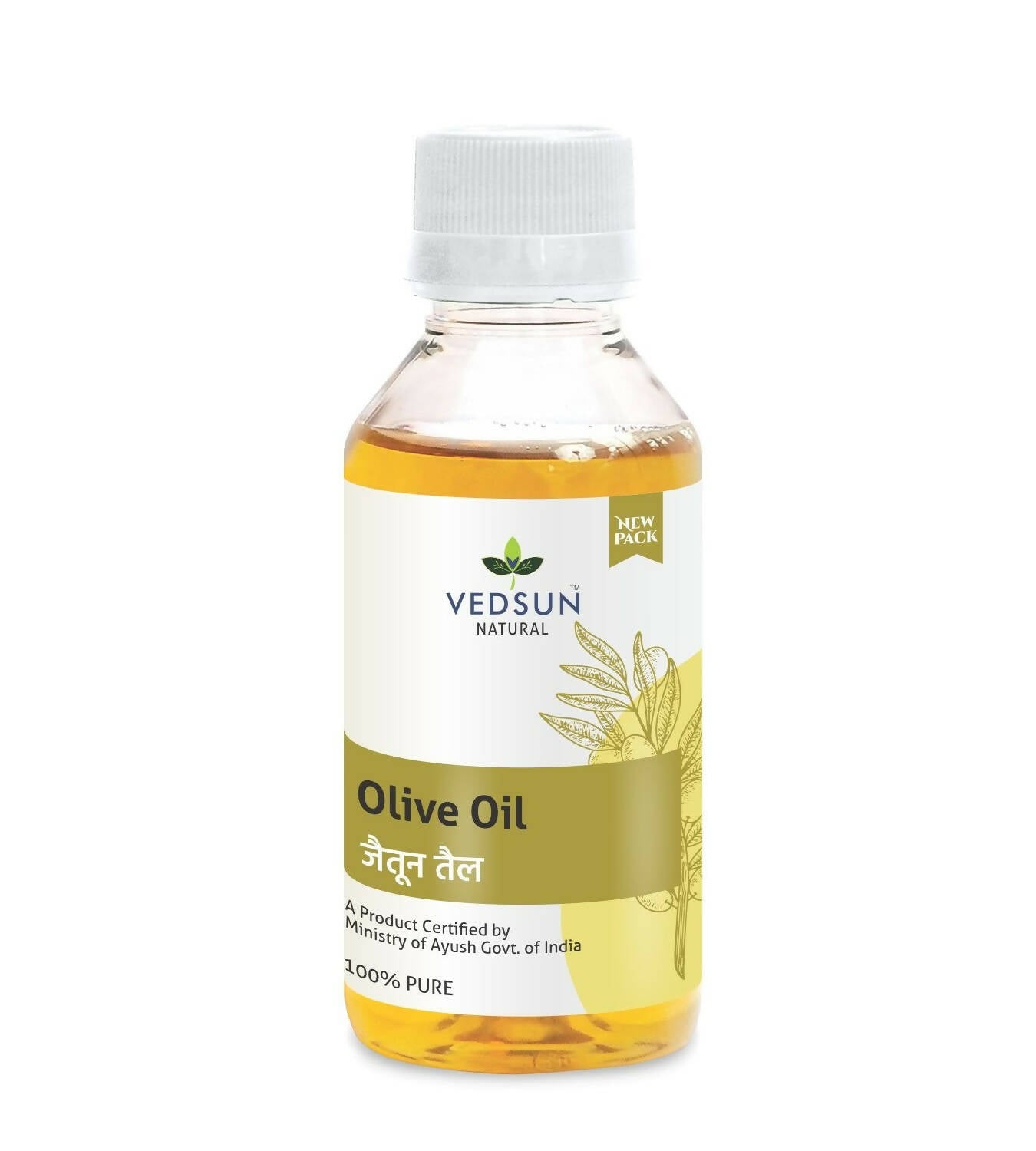 Vedsun Naturals Olive Oil Pure and Organic Massage Oil for Skin & Hair - Distacart
