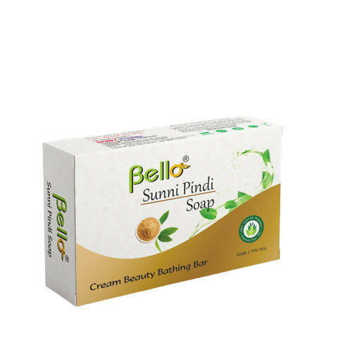 Bello Herbals Sunnipindi Soap | Cream Beauty Bathing Bar - Distacart