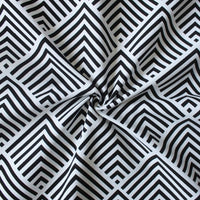 Thumbnail for Airwill Cotton Geometric Pattern 6 Seater Table Cloth - Black - Distacart