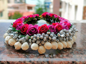 Multicolor Flower Bridal Hair Gajra
