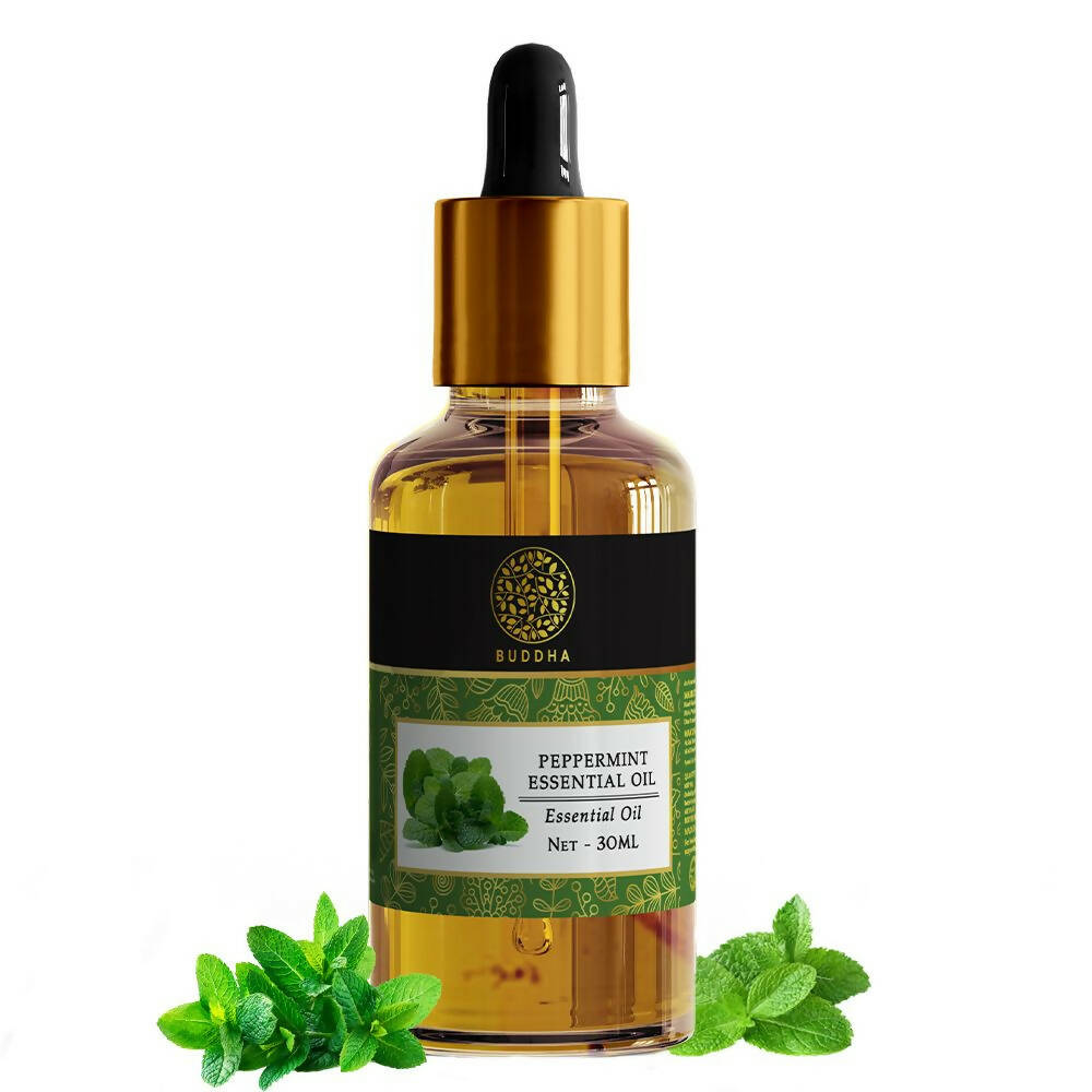 Buddha Natural Peppermint Pure Essential Oil - For Relieves Stress and Anxiety - Distacart