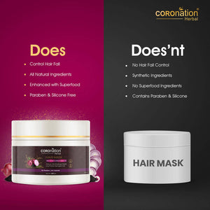 Coronation Herbal Red Onion & Black Seed Oil Hair Mask - Distacart