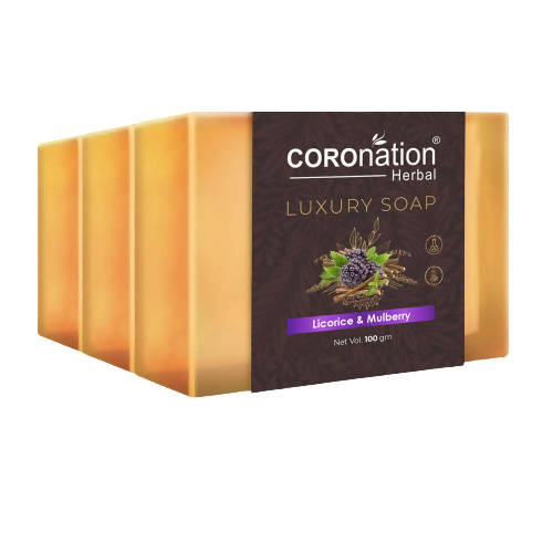 Coronation Herbal Licorice & Mulberry Luxury Soap - Distacart