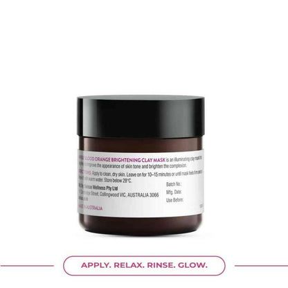 Swisse Blood Orange Brightening Clay Mask With Vitamin C - Distacart