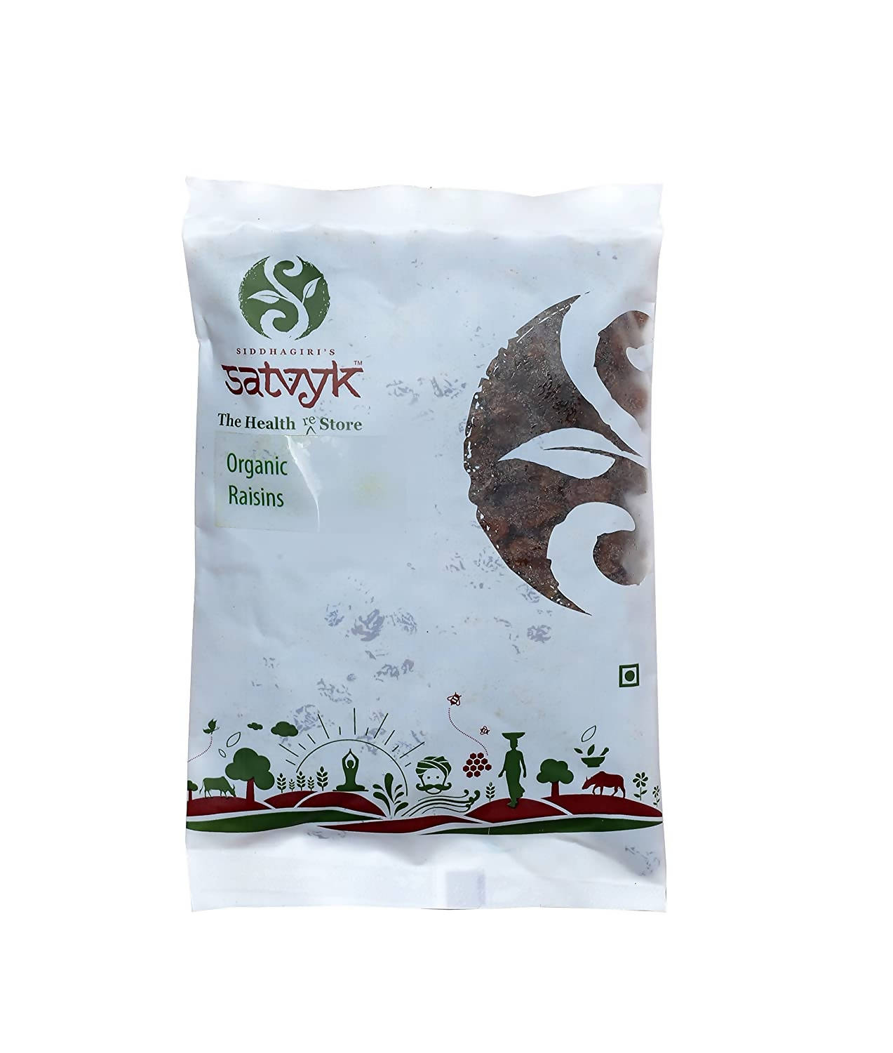 Siddhagiri's Satvyk Organic Dark Raisins 
