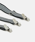 Thumbnail for Manet Boys Strip Suspenders - Black - Distacart
