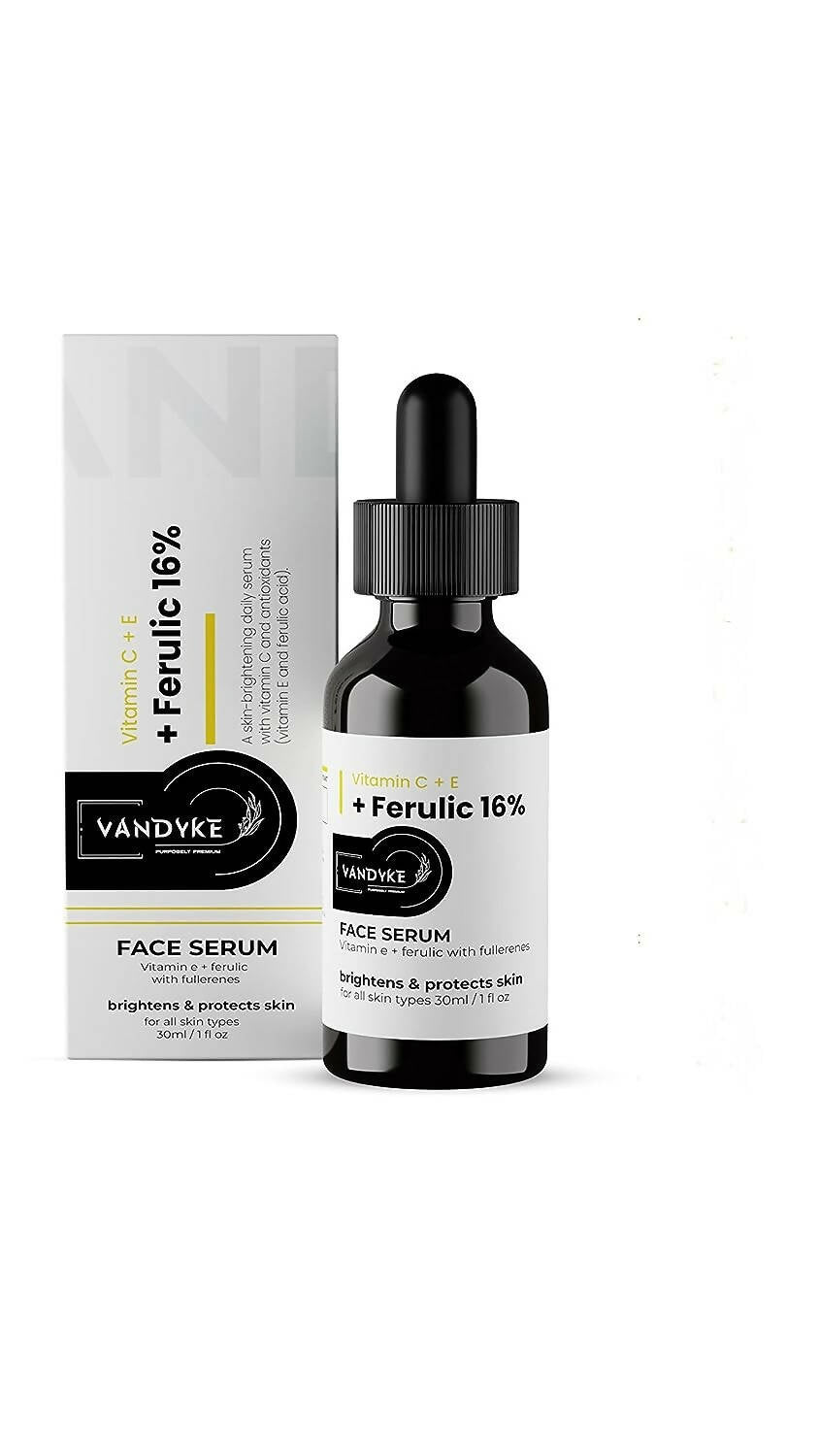 Vandyke Vitamin C + E + Ferulic 16% Face Serum - Distacart