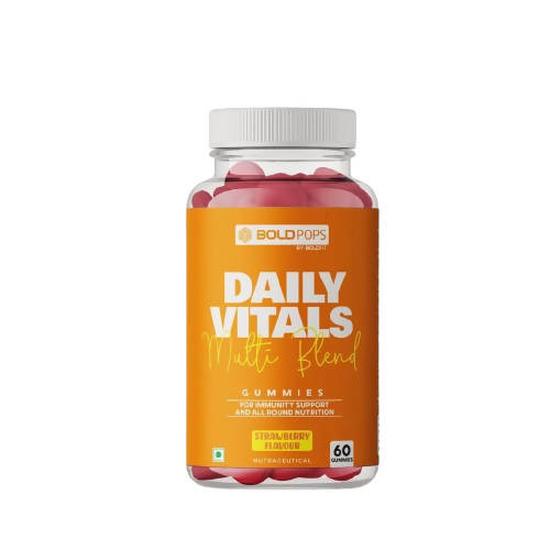 Boldpops Daily Vitals Multi Blend Gummies (Strawberry) - Distacart