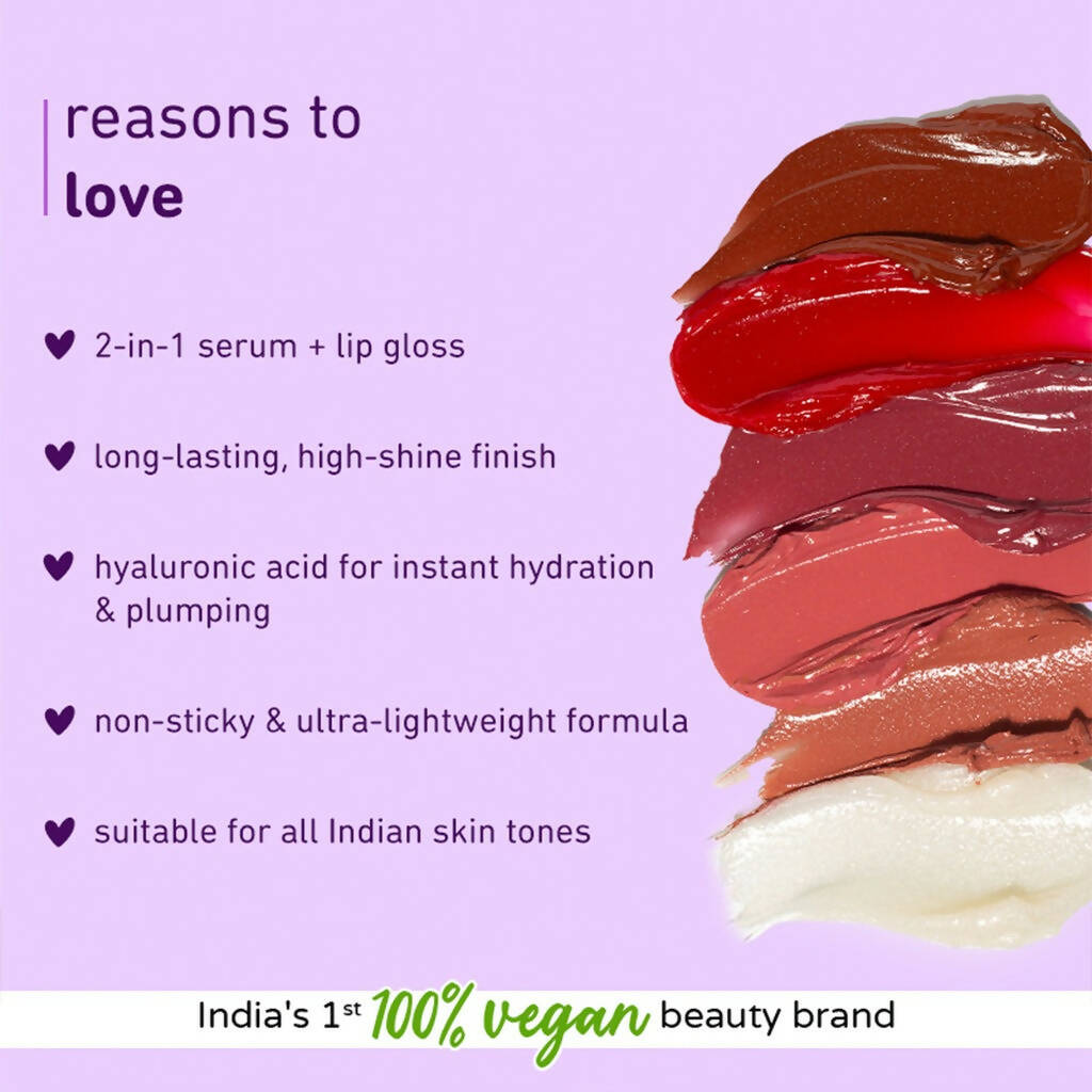 Plum Keep It Glossy Serum Lip Gloss 06 Crimson glow - Distacart