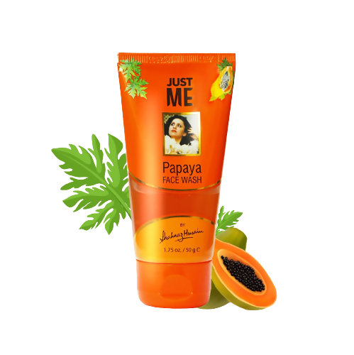 Just Me by Shahnaz Husain Papaya Face Wash - Distacart