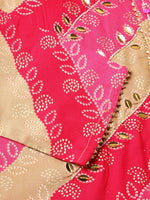 Thumbnail for Pink Rayon Floral Printed Straight Fit Kurta - Prasuti - Distacart