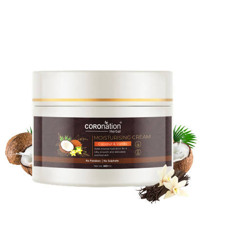 Coronation Herbal Coconut and Vanilla Moisturizing Cream - Distacart