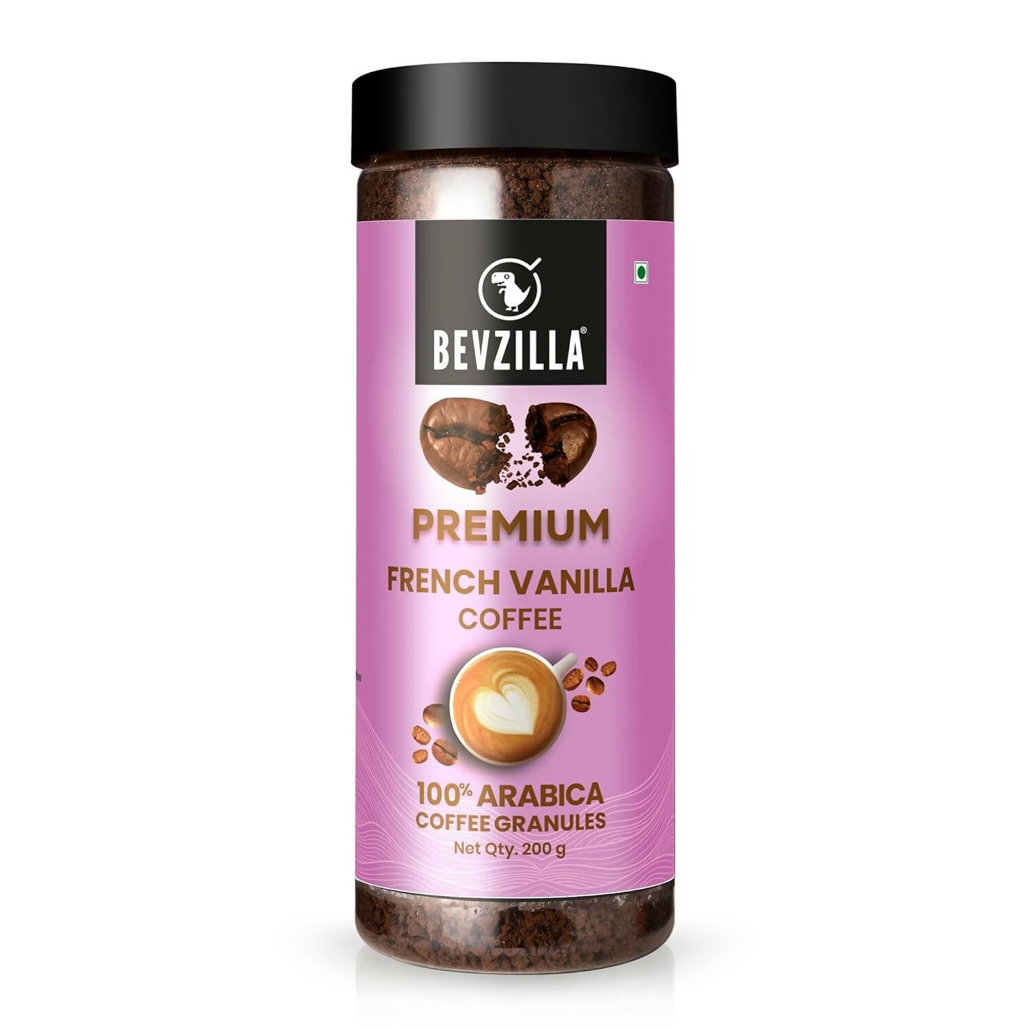 Bevzilla Premium French Vanilla Coffee Powder 100% Arabica - Distacart