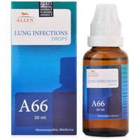 Thumbnail for Allen Homeopathy A66 Lung Infections Drops - Distacart