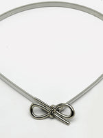 Thumbnail for NVR Women Circular Silver Plated Stretchable Metal Belt - Distacart