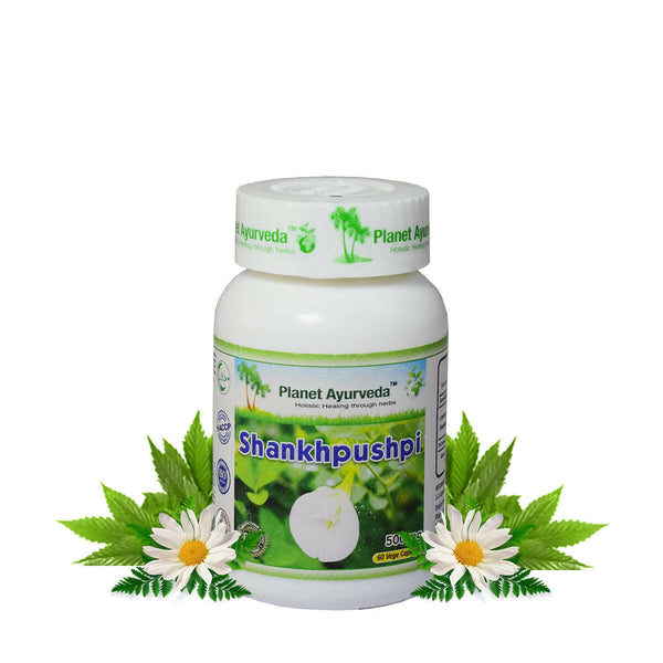 Planet Ayurveda Shankhpushpi Capsules - Distacart