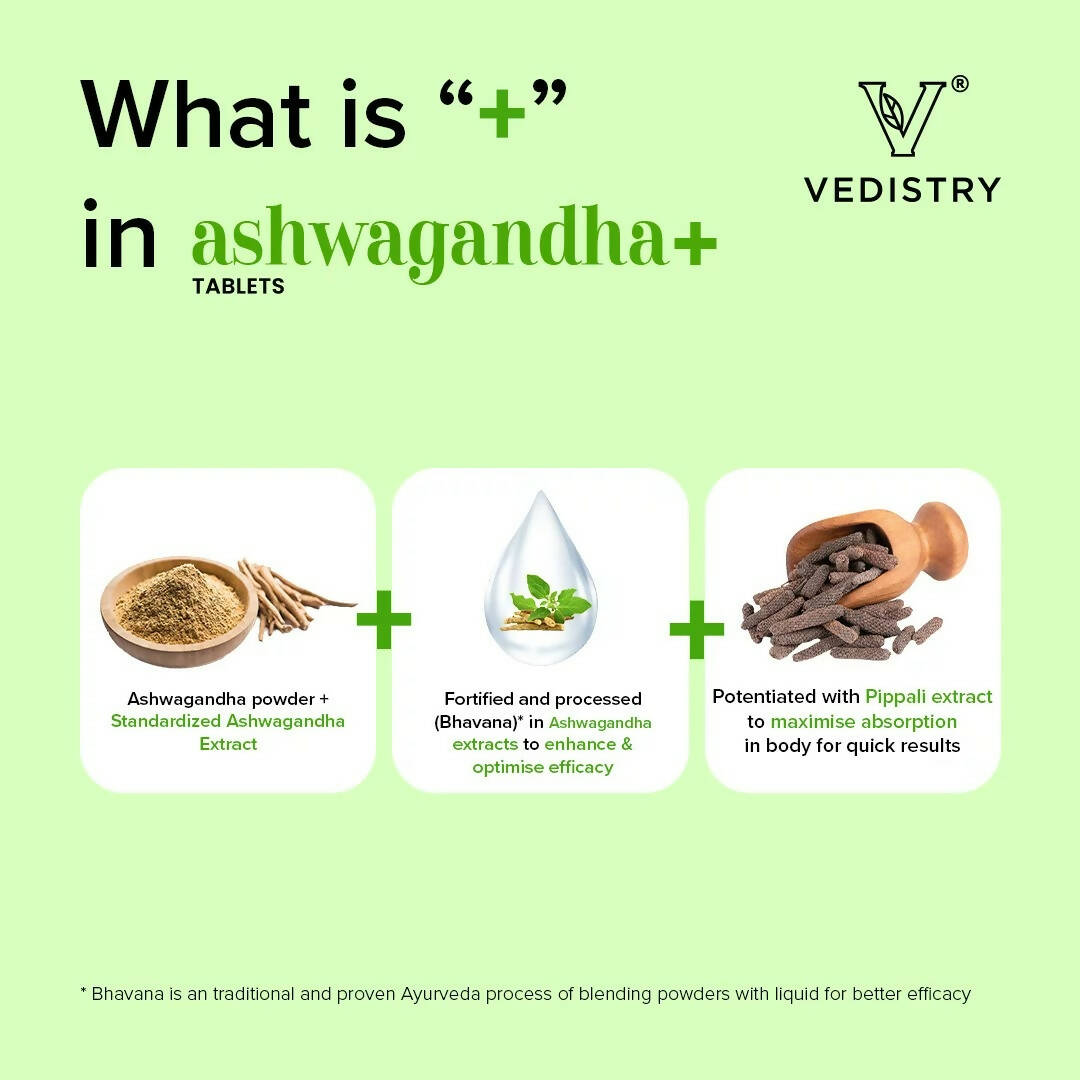 Vedistry Ashwagandha Tablets - Distacart